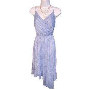 Elegant Blue Sleeveless Dress